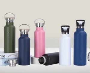 Portable outdoor hand-held 304 stainless steel water bottle
