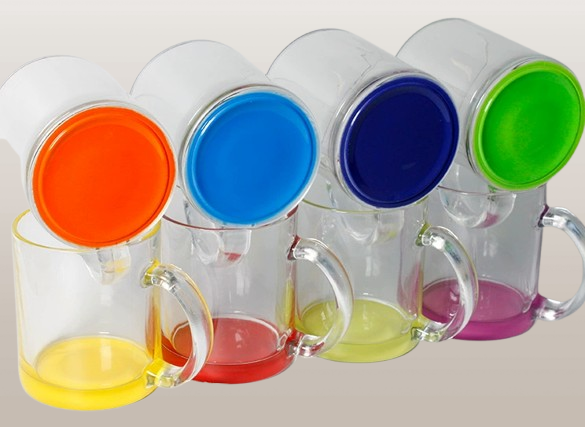 11oz sublimation glass mug