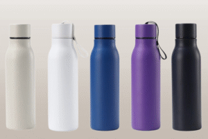 500ml Stainless Steel Water Bottle with Carrying Strap