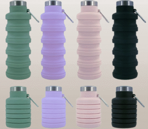 Silicone foldable water bottle