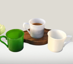 wholesale Vintage Milk Glass Mug – Classic White Coffee Cup