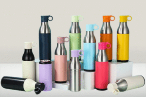 Wholesale 2-in-1 Insulated Vacuum Double Wall Beer Can Cooler Kettle – Stainless Steel Water Bottle with Straw Lid