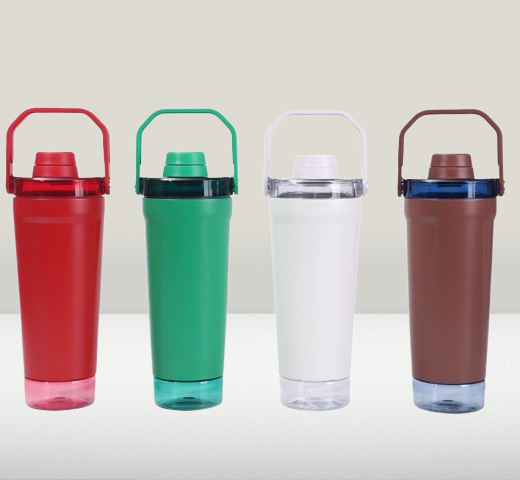 Custom 500ml Stainless Steel Insulated Shaker Water Bottle – Outdoor Portable Sports Gym Flask