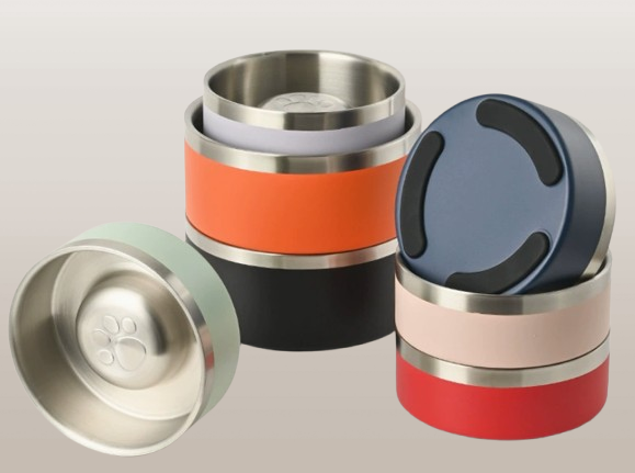 Wholesale 60oz Stainless Steel Non-Slip Dog Bowl – High Quality Slow Feeder Pet Bowl for Cats & Dogs