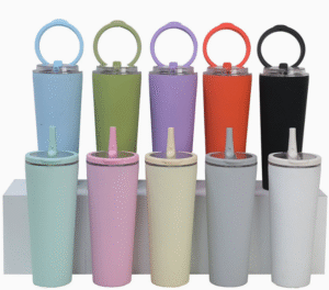 Wholesale Stainless Steel Vacuum Insulated Sports Water Bottle with Handle & Leak-Proof Lid