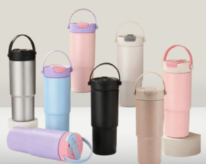 Ice King Stainless Steel Insulated Car Cup with Handle – Leakproof Coffee Tumbler for Custom Wholesale