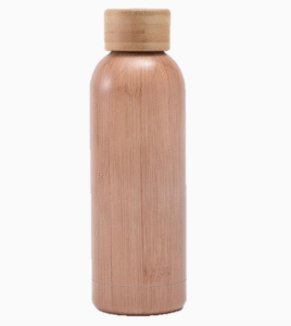 Wholesale 304 Stainless Steel Insulated Water Bottle with Bamboo Cap | Outdoor Sports & Household Vacuum Flask