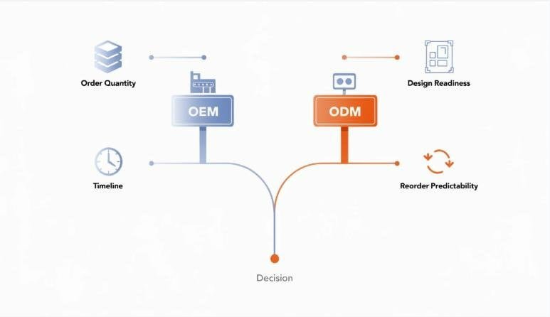 OEM and ODM comparison chart for drinkware manufacturers