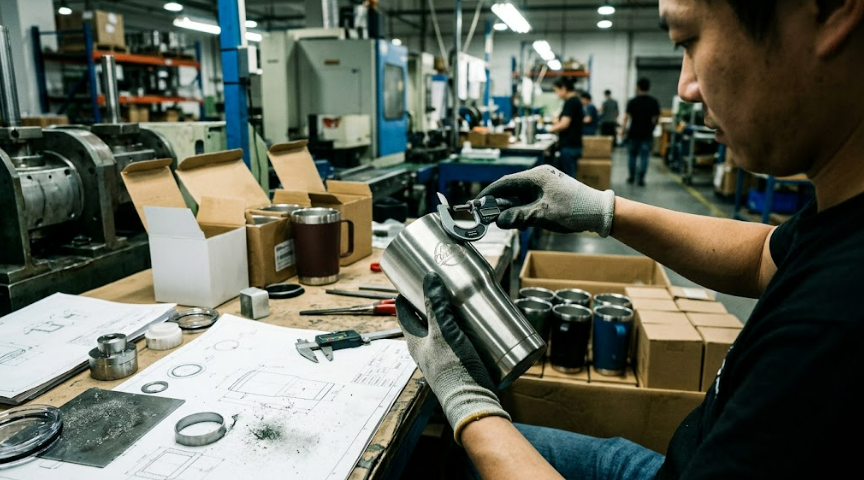drinkware supplier quality control inspection process
